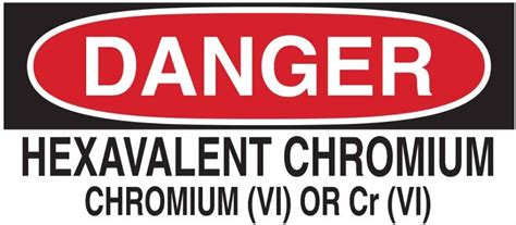 Hexavalent Chromium Dangers