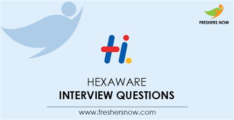 hexaware technologies interview questions for freshers