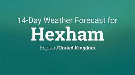 hexham weather forecast 14 days