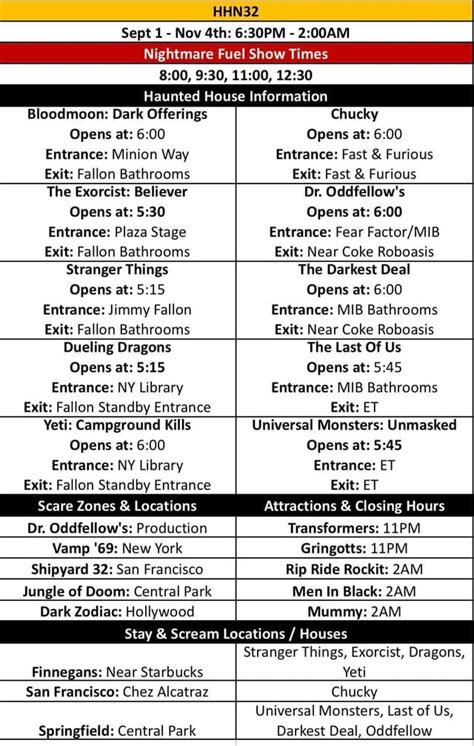 hhn hours of operation