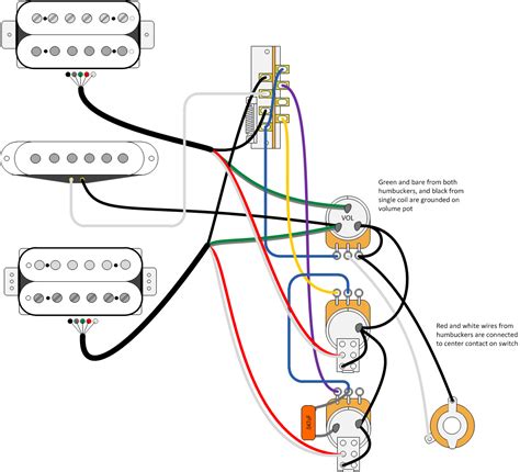 Guitar Hsh Wiring Diagram Wiring Diagram