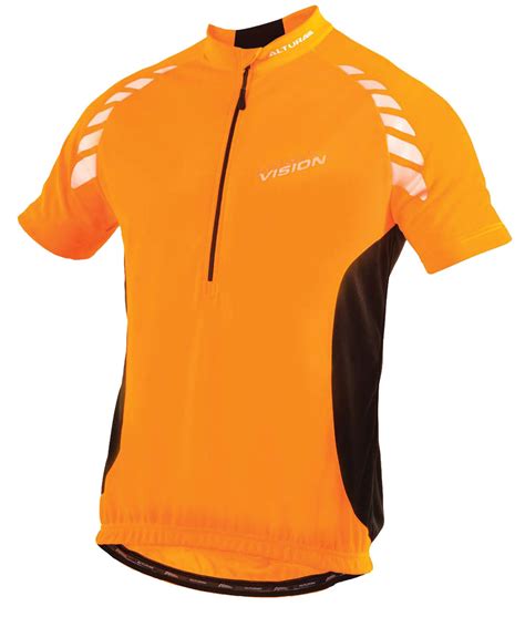 hi vis cycling jersey