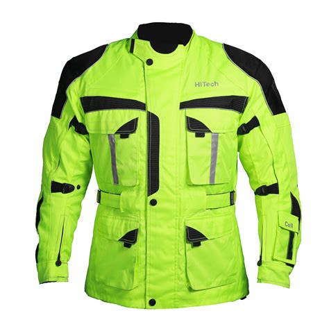 hi vis motorcycle jackets for men