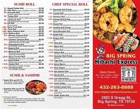 hibachi express big spring tx