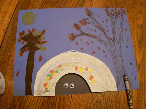 hibernation art activities for preschoolers