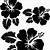 hibiscus flower stencil images for fabric painting supplies