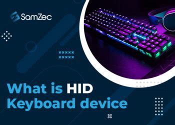 hid keyboard device means