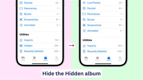 Hidden Album iPhone