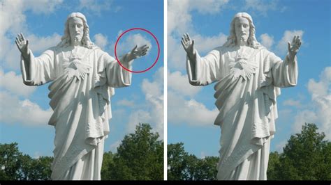 Hidden Camera In Statue