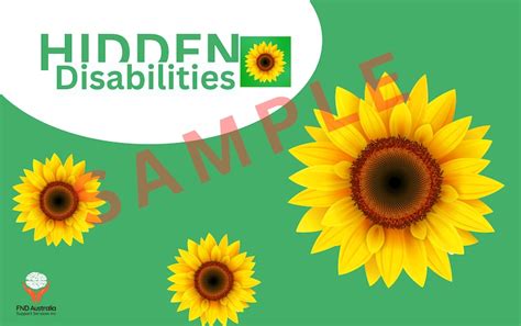 Hidden Disabilities Card Printable