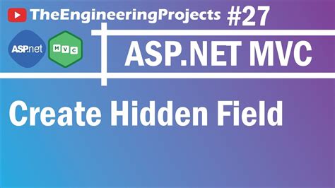 Hidden Field .Net Core