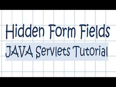 Hidden Field Java Form