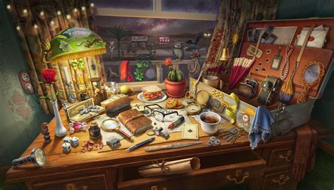 hidden object game scene