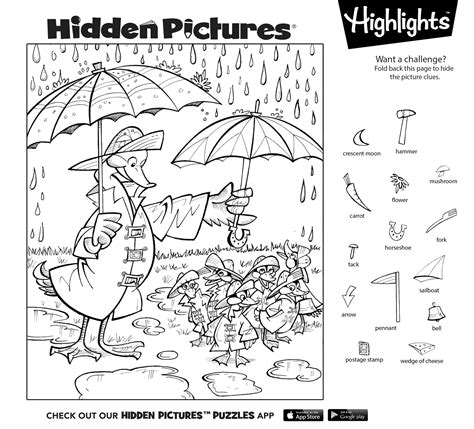 Hidden Objects February Printable
