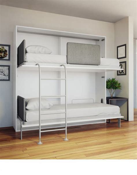 Hidden Vertical Murphy Bunk Beds