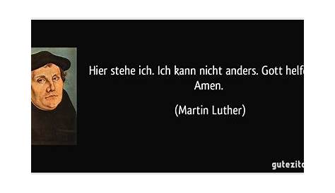 Martin Luther Here I Stand Quotation Postcard | Zazzle