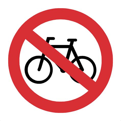 hier geen fietsen plaatsen