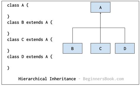 hierarchical inheritance in java program