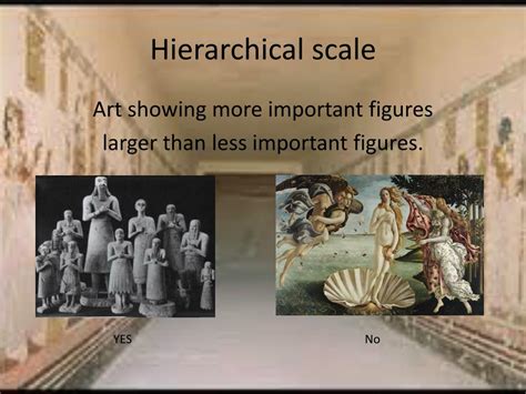 hierarchical scale definition in art