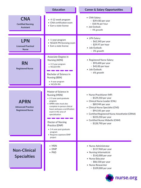 Nursing Hierarchy Levels