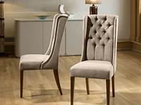Made to Order Extra High Back Velvet Dining Chair x 2 Grey Legs Stock
