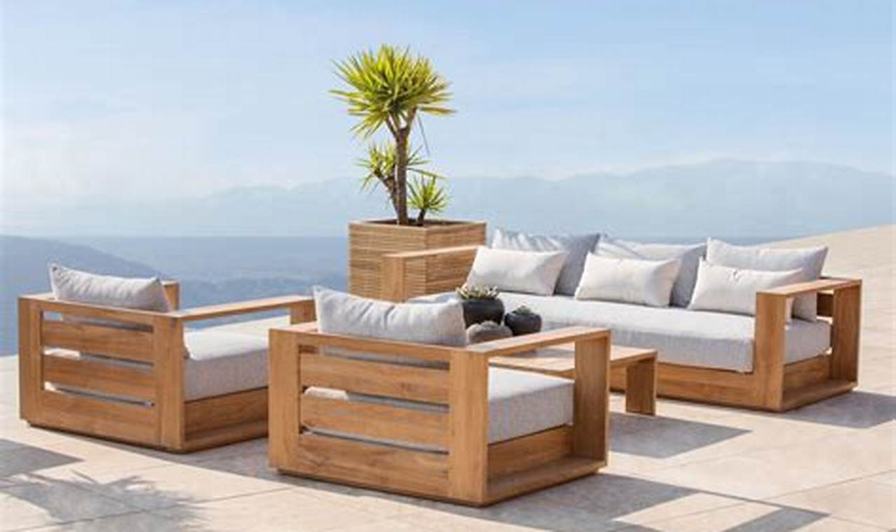 high end teak outdoor furniture