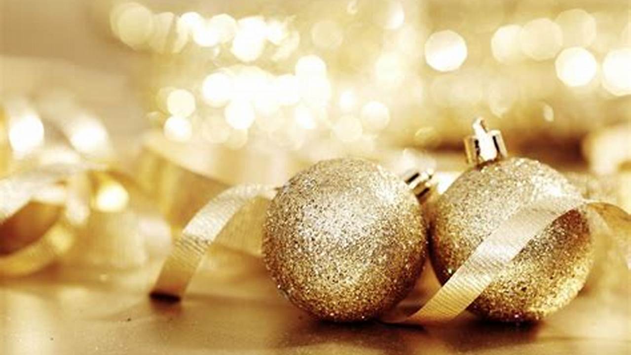 Unveiling the Art of High-Resolution White and Gold Christmas Backgrounds