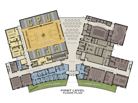 Claiborne High School Floor Plan Community Tectonics Architects