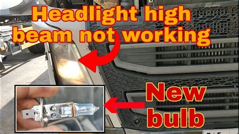 High Beam Headlight Error