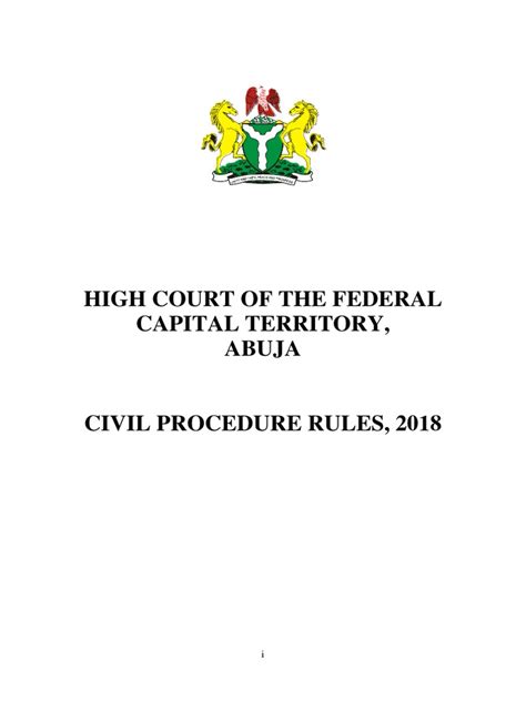 high court civil procedure rules pdf