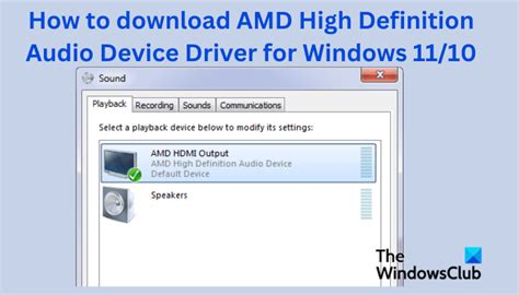 High Definition Audio Device Version 10.0