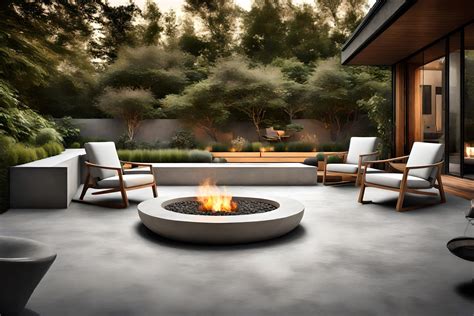 High End Concrete Fire Pit