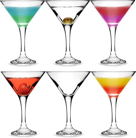 high end martini glasses
