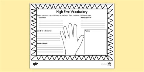 High Five Large Printable