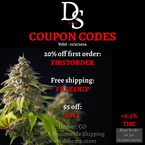 High Hemp Discount Codes