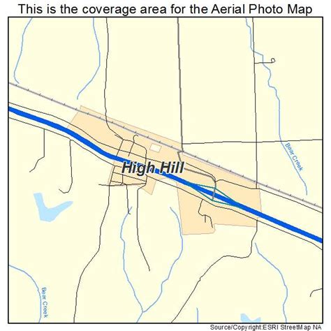 High Hill Mo Map