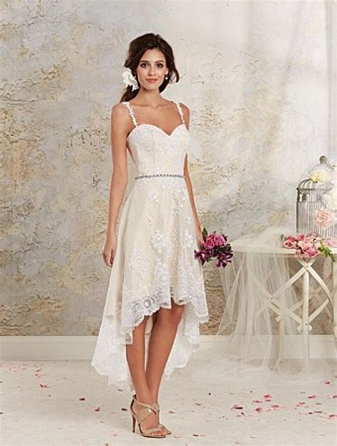 Wedding Dresses Tulle Wedding Dress High Low Lace Bridal Dresses Corset