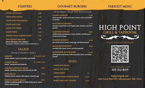 Unlock the Ultimate Dining Experience: High Point Grill's Spectacular Menu Delights