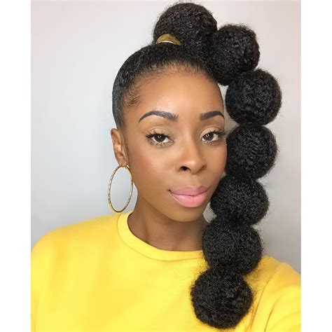 This High Ponytail Hairstyles For Natural Black Hair For Hair Ideas