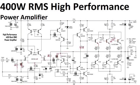high power amplifier circuit