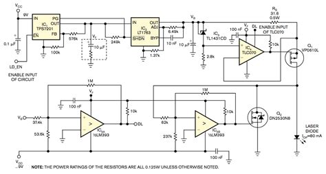 high power laser diode driver circuit