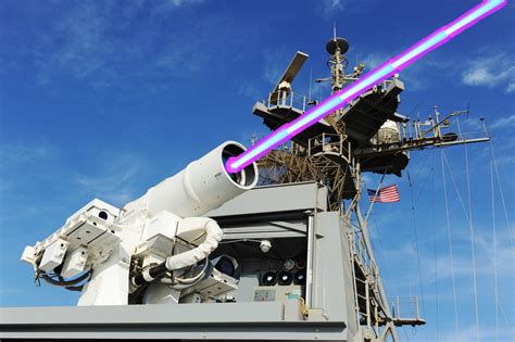 high powered laser weapon