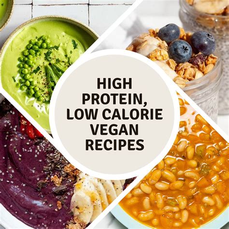 High Protein Low Calorie Vegan Food