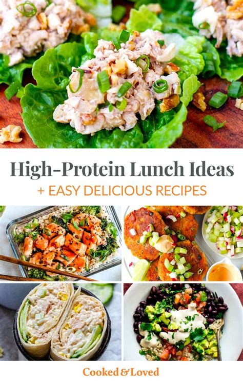 High Protein Lunch Menu