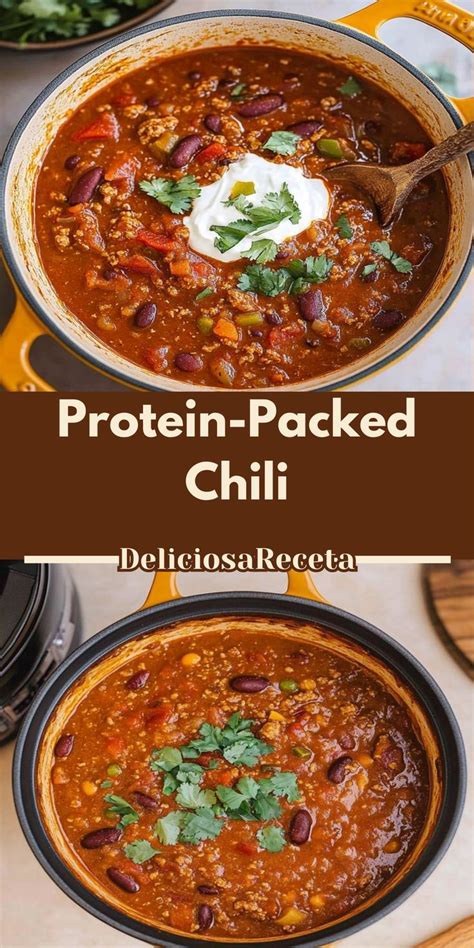 high protien chili