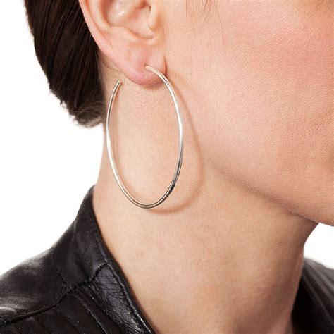 High Quality Silver Hoop Earrings