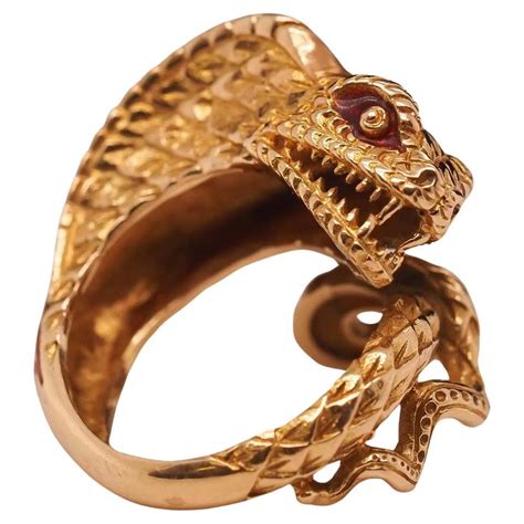 High Quality Snake Ring Gold
