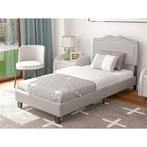 high rise twin xl bed frame