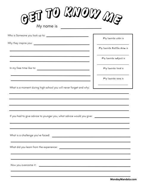 High School Comen Core Printables