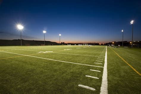 high school football field background